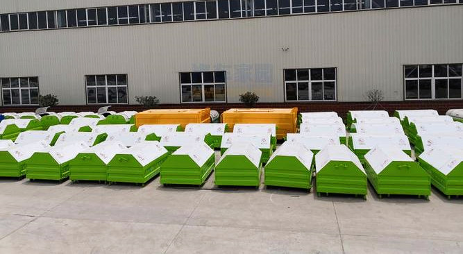 5立方移动式垃圾箱（配勾臂垃圾车）